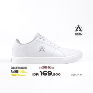 Putih [Import] 37-44 Arrow White รองเท้าผ้าใบลําลอง สีขาว