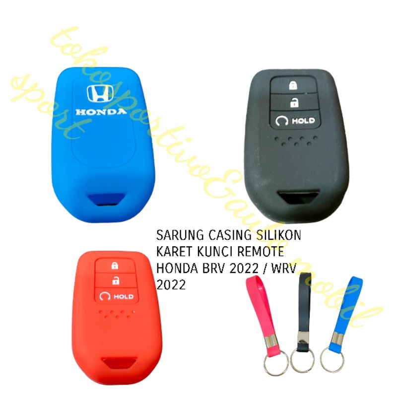 เคสกุญแจรีโมทรถยนต์ ซิลิโคน 3 ปุ่ม สําหรับ Honda BRV 2022 WRV 2022 ...