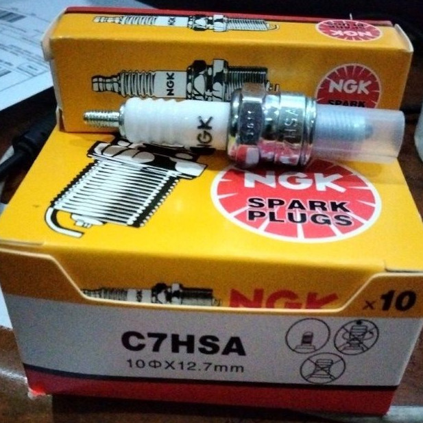 หัวเทียนมอเตอร์ไซค์ NGK C7HSA Honda Yamaha Jupiter Mio Vega R Revo ...