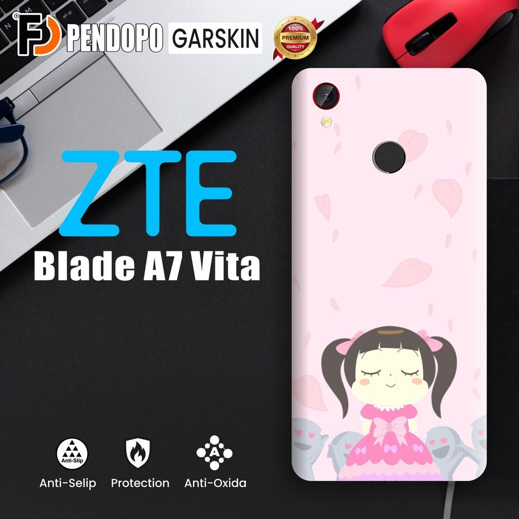 การป้องกันระดับพรีเมียม Garskin Zte Blade A7 Vita Sticker Custom (2 ...