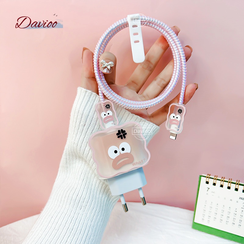 ขนาดฟิตติ้ง | Iphone Charger Protector ชุด 5 รายการ Cable Protector ...
