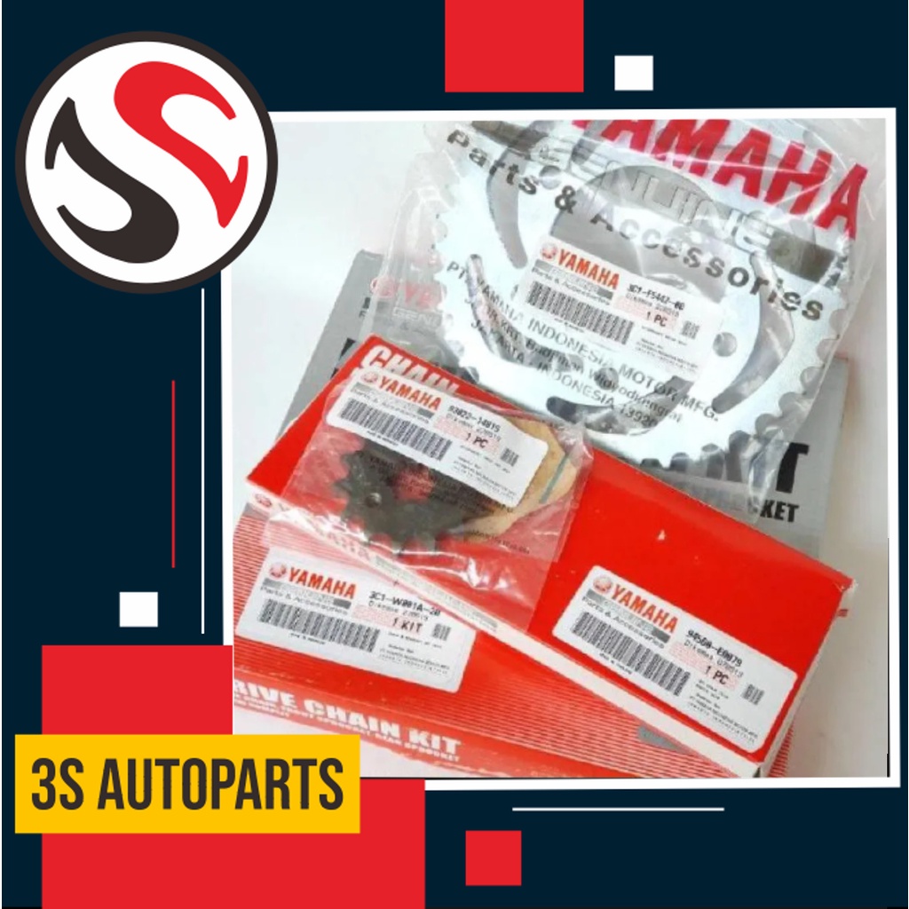 ชุดเกียร์ vixion old gir set vixion old YGP gir set ori vixion 3C1