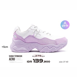 Putih [Import] 37-40 Aurora Lilac Lilac รองเท้าผ้าใบลําลอง สีขาว สําหรับผู้ชาย ผู้หญิง เหมาะกับการเล่นกีฬา