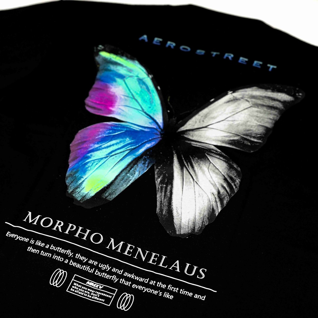 เสื้อยืด-พิมพ์ลาย-hitam-phenomenal-morpho-menelaus-โอเวอร์ไซซ์-สีดํา-สําหรับผู้ชาย-fadaa