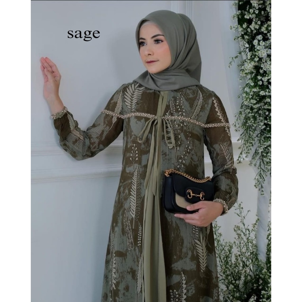 ชุดเดรสปาร์ตี้ สําหรับวัยรุ่น ผู้ใหญ่ GAMIS BABYDOLL Motifs+Tille