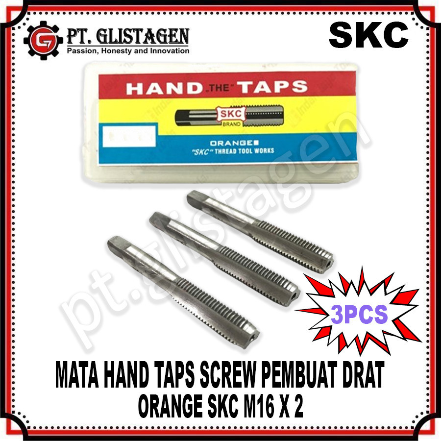 M16X2mm Hand Tap And Die Set - Metric Threading Tools For Metalworking (Right Hand)