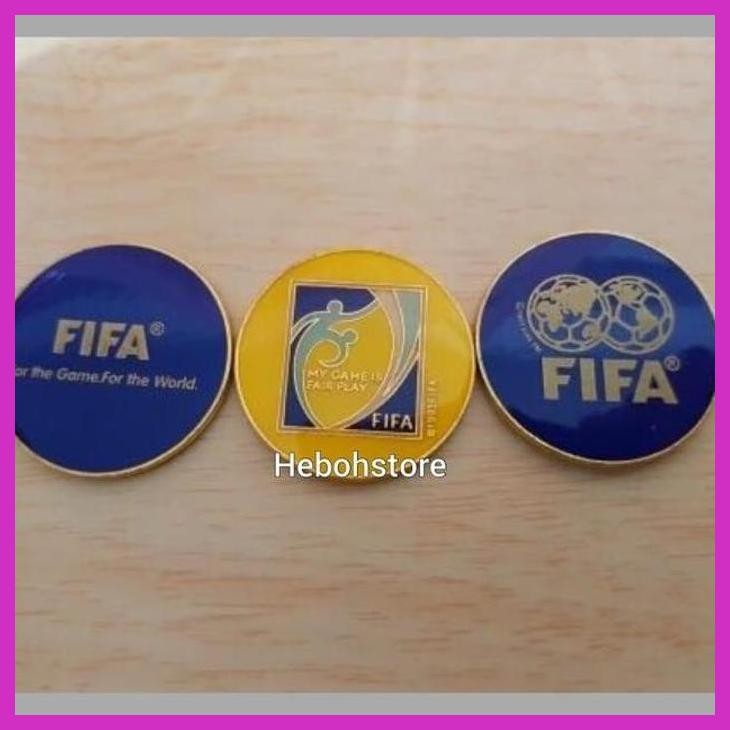 (SPORTS) REFEREE COIN / REFEREE TOS COIN WITH FIFA LOGO GOOD QUALITY ...
