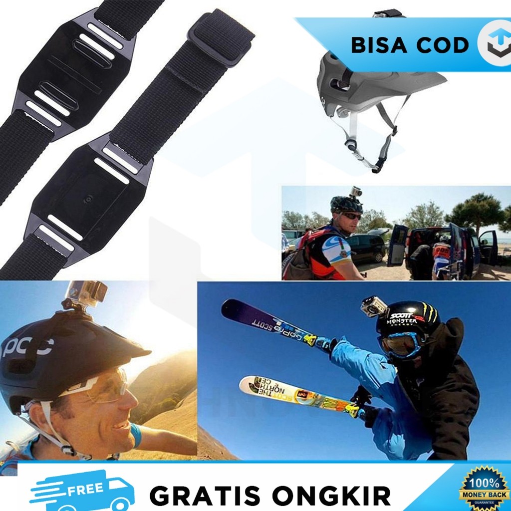 หมวกกันน็อคจักรยาน STRAP PACKAGE STRAP HOLDER MOUNTING FOR ACTION ...