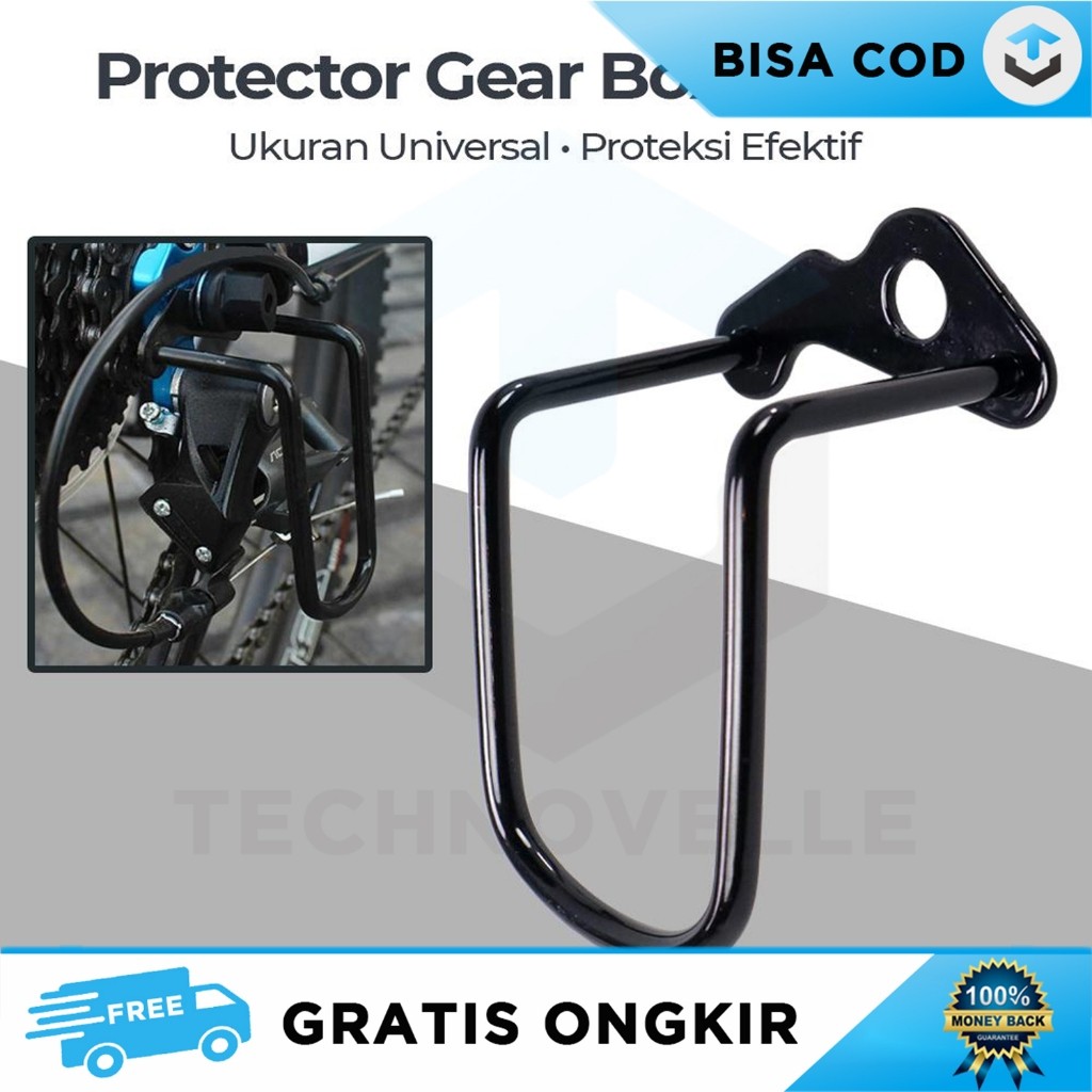FOLOYORI Rear Derailleur Guard Metal for Electric Bike Users Additional
