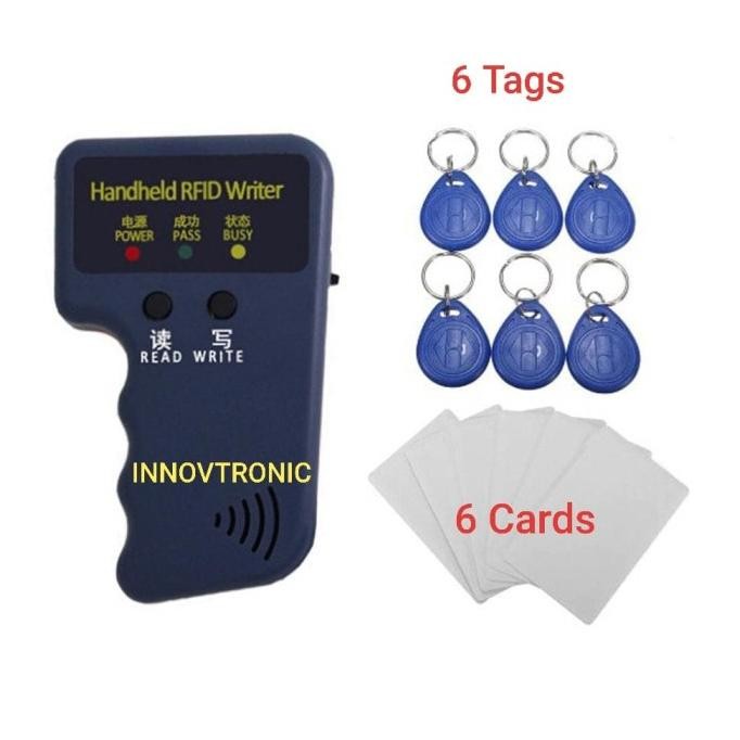 - RFID Card/Tag Copier Writer Duplicator + การ์ด 6 ใบ + ป้าย 6 อัน ...