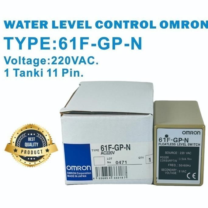 FLOATLESS LEVEL SWITCH ระบบควบคุมน้ํา 61F-GP-N 11 PIN OMRON | Shopee ...