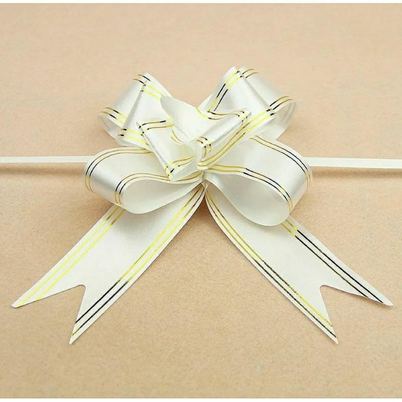 30 มม. (3 ซม.) Gold List Pull Ribbon 1 แพ็ค มี 10 ชิ้น / Gold List Pull ...