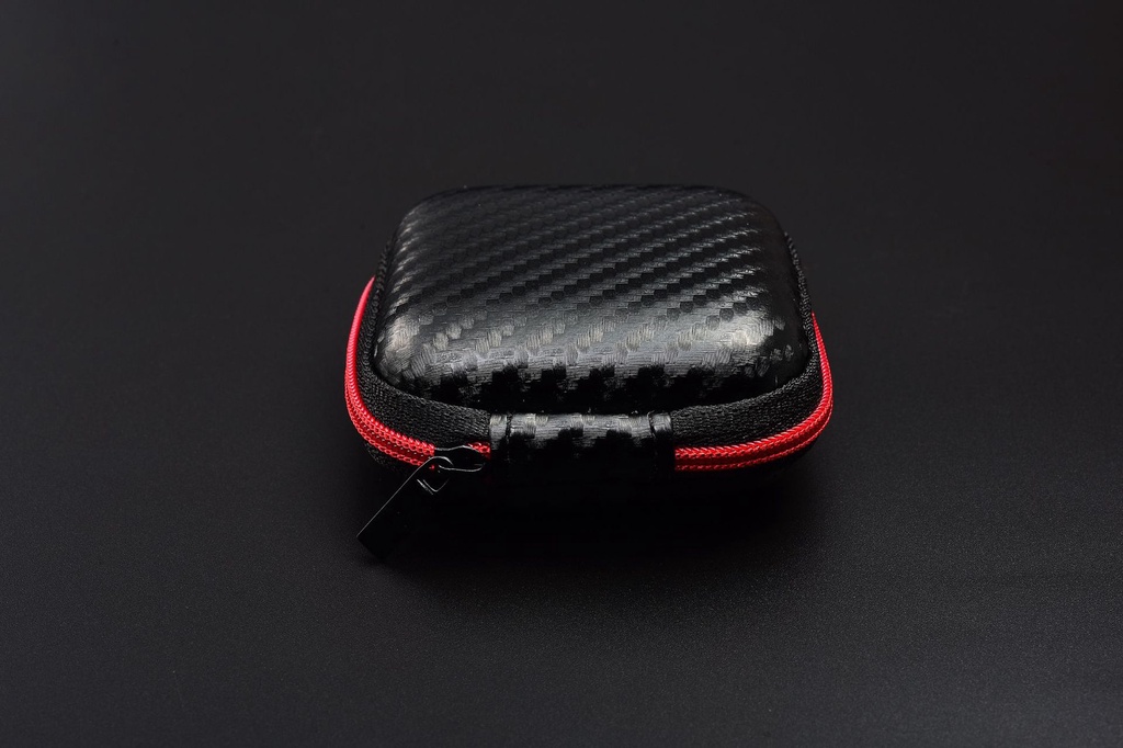 ภาพอธิบายเพิ่มเติมของ QKZ Bag Earphone Box Fiber Zipper Earphone Protable Case