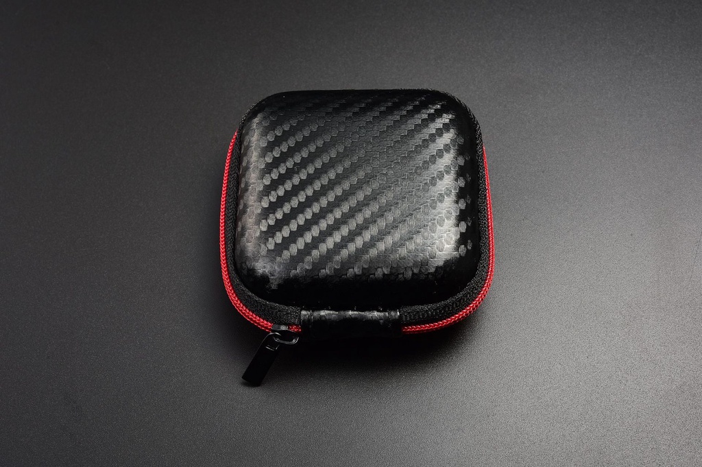ภาพอธิบายเพิ่มเติมของ QKZ Bag Earphone Box Fiber Zipper Earphone Protable Case