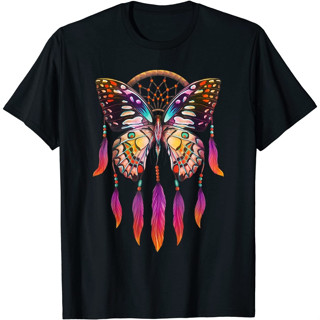 เสื้อยืด พิมพ์ลายผีเสื้อ Boho BUTTERFLY COMBED 30S DISTRO สําหรับผู้ชาย ผู้หญิง