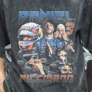 เสื้อยืดโอเวอร์ไซซ์ พิมพ์ลาย Daniel Riccardo RedBull F1 Team Daniel Riccardo F1 โอเวอร์ไซซ์ พรีเมี่ยม โอเวอร์ไซซ์ 1
