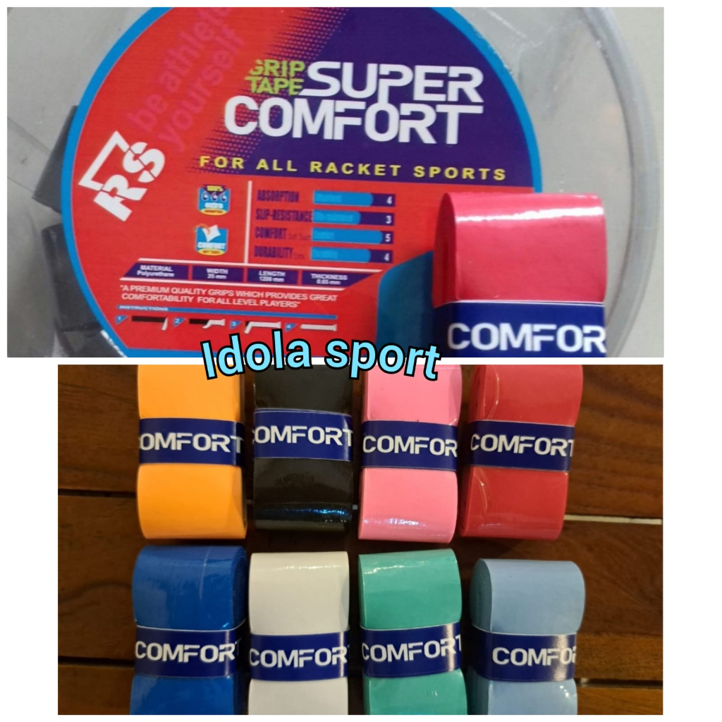 GRIP RS / REINFORCE SPEED THICK COMFORT - SUPER TACKY ANTI-SLIP - XTRA ...