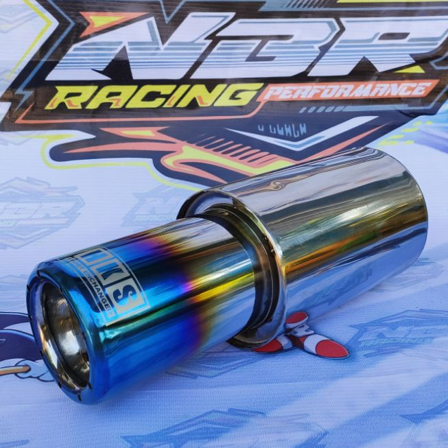 Hks Grognel Blue Stainless universal Soft Bass Car Exhaust สําหรับ