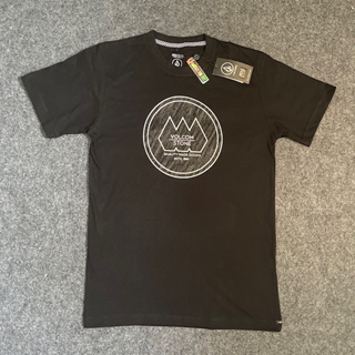 Volcom เสื้อยืด สีดํา สําหรับผู้ชาย VLC 01