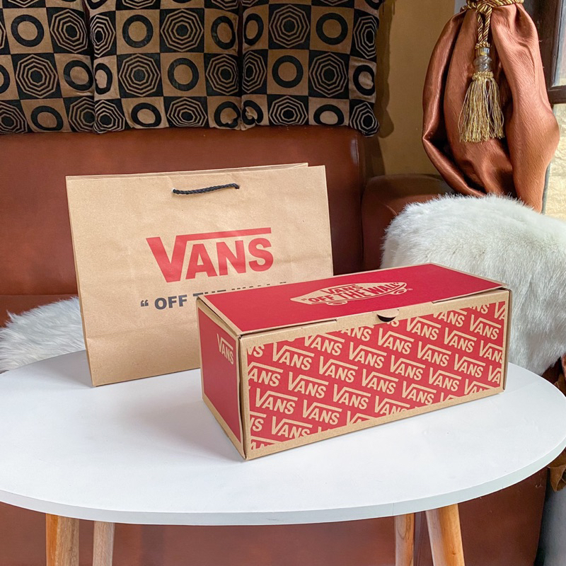 ถุงกระดาษและ Vans Box Shoe Gift Wrapping | Shopee Thailand