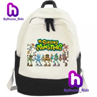 Wubbox MY SINGING MONSTERS BACKPACK MY SINGING MONSTER กระเป๋าเป้สะพายหลัง วัสดุพรีเมี่ยม สําหรับเด็กวัยหัดเดิน เด็กผู้ชาย เด็กผู้หญิง