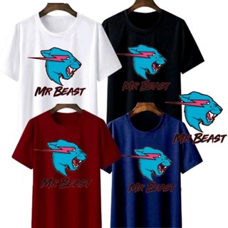 เสื้อยืด ลาย MR BEAST YOUTUBER NO1 VIRAL.1-15 ปี สําหรับผู้ใหญ่ และเด็ก 4 สี