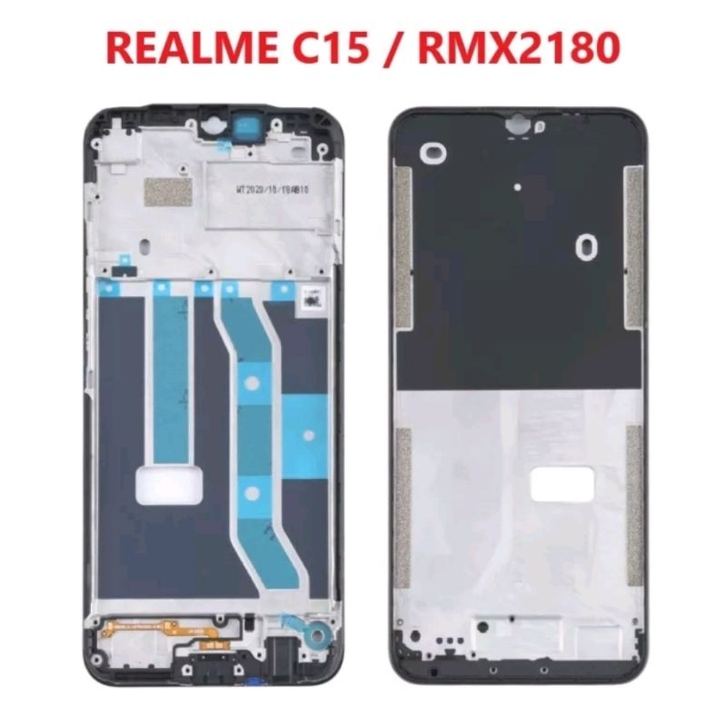 Realme C15 RMX2180 RMX2195 กรอบรถไฟเหาะ Lcd กรอบกลาง MEDIATEK ...