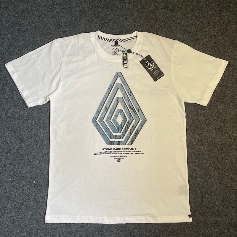 volcom-เสื้อยืด-สีขาว-เหมือนของแท้-สําหรับผู้ชาย