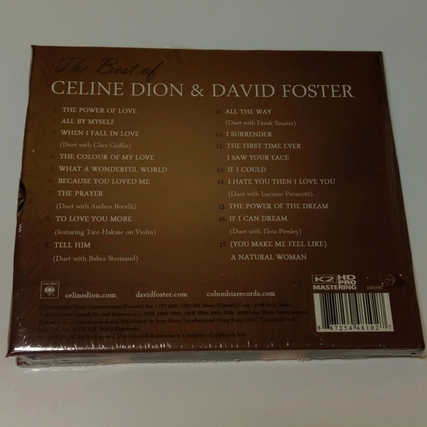 แผ่น-cd-ซีดี-celine-dion-david-foster-audio-เพลงตะวันตก-k2hdpro