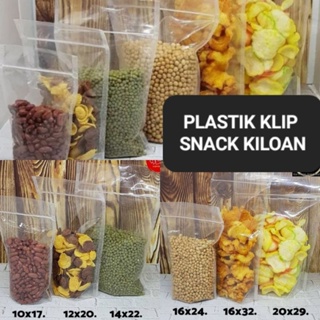 แครกเกอร์พลาสติก SNACK SNACK แบบตั้งได้ | กระเป๋ายืน แบบใส แบบหนา | ไมกาพลาสติก แบบหนา สําหรับทําคุกกี้ ต่อกิโลกรัม | คลิปพลาสติก สําหรับใส่ขนมถั่ว ข้าว |  กระเป๋า