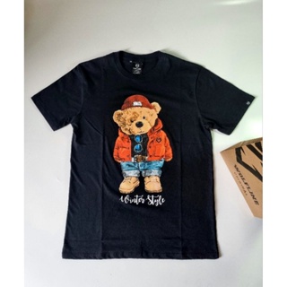 เสื้อยืด ผ้าฝ้าย พิมพ์ลายหมี Teddy TB02 WOLFLINE Original Tiedye 24