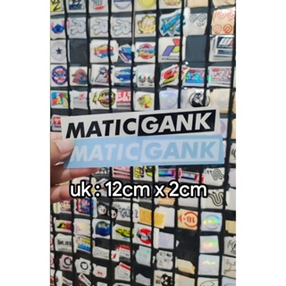 สติกเกอร์ตัด MATIC GANK