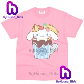 เสื้อยืด พิมพ์ลาย CINNAMOROLL CINNAMOROLL UNISEX พรีเมี่ยม สําหรับเด็กผู้ชาย