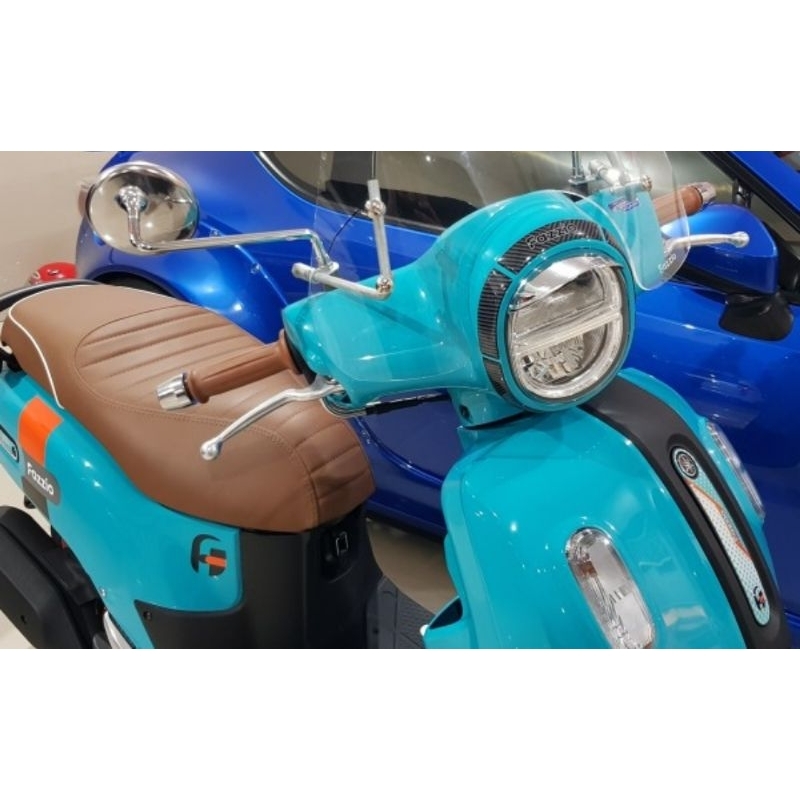 คุณภาพระดับพรีเมียม Yamaha fazzio hybrid caferacer รุ่น เบาะหนัง ...