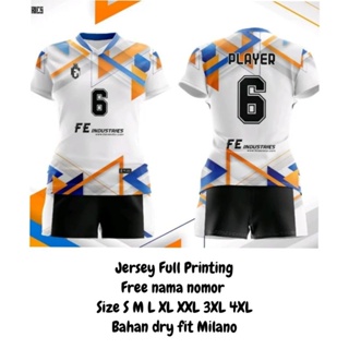 เสื้อกีฬาวอลเลย์บอล Jersey Futsal Jersey 6th สําหรับผู้หญิง