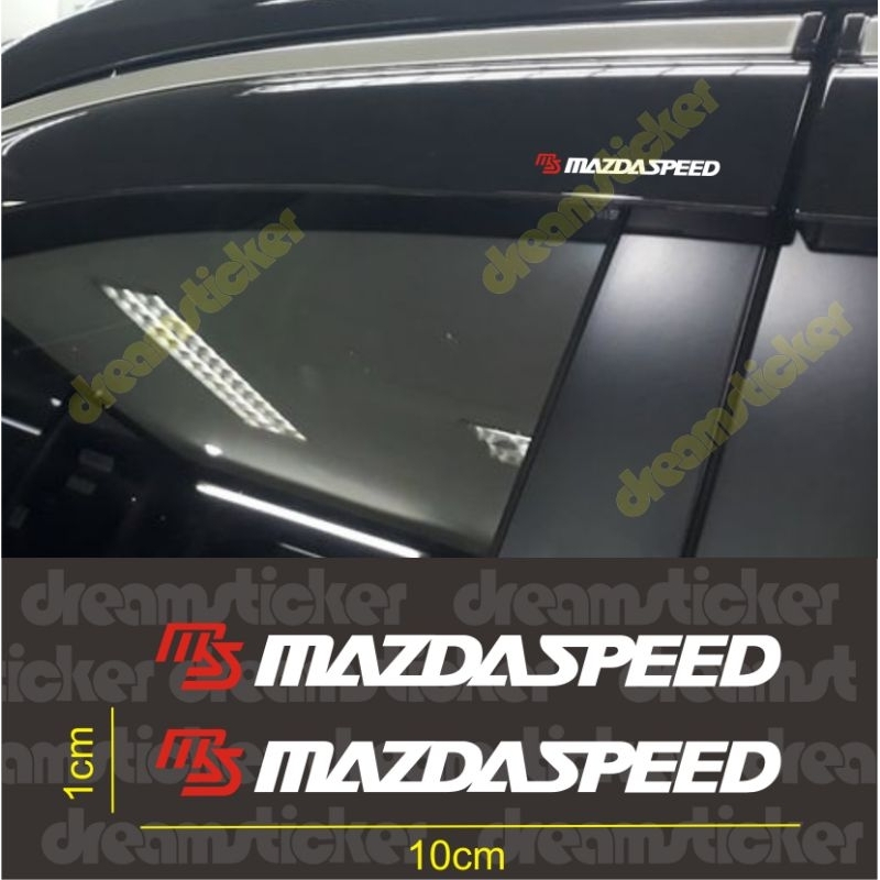 สติกเกอร์ตัดรางน้ํา-สําหรับตกแต่งรถยนต์-mazdaspeed