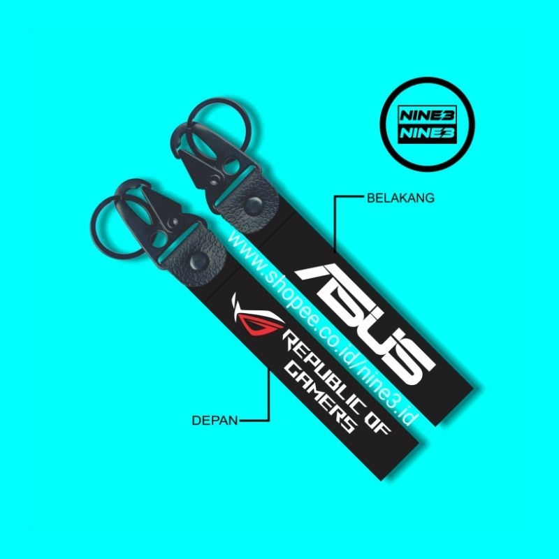 Gantungan ASUS ROG PREMIUM MOTORCYCLE CAR KEYCHAIN ASUS ROG LOGO ...