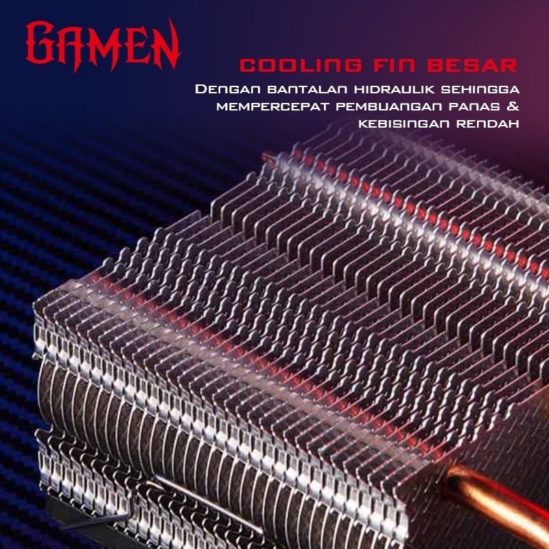 Gamen Gaming CPU Fan Cooler GCC100 GCC200 พัดลมโปรเซสเซอร์ Intel & AMD ...