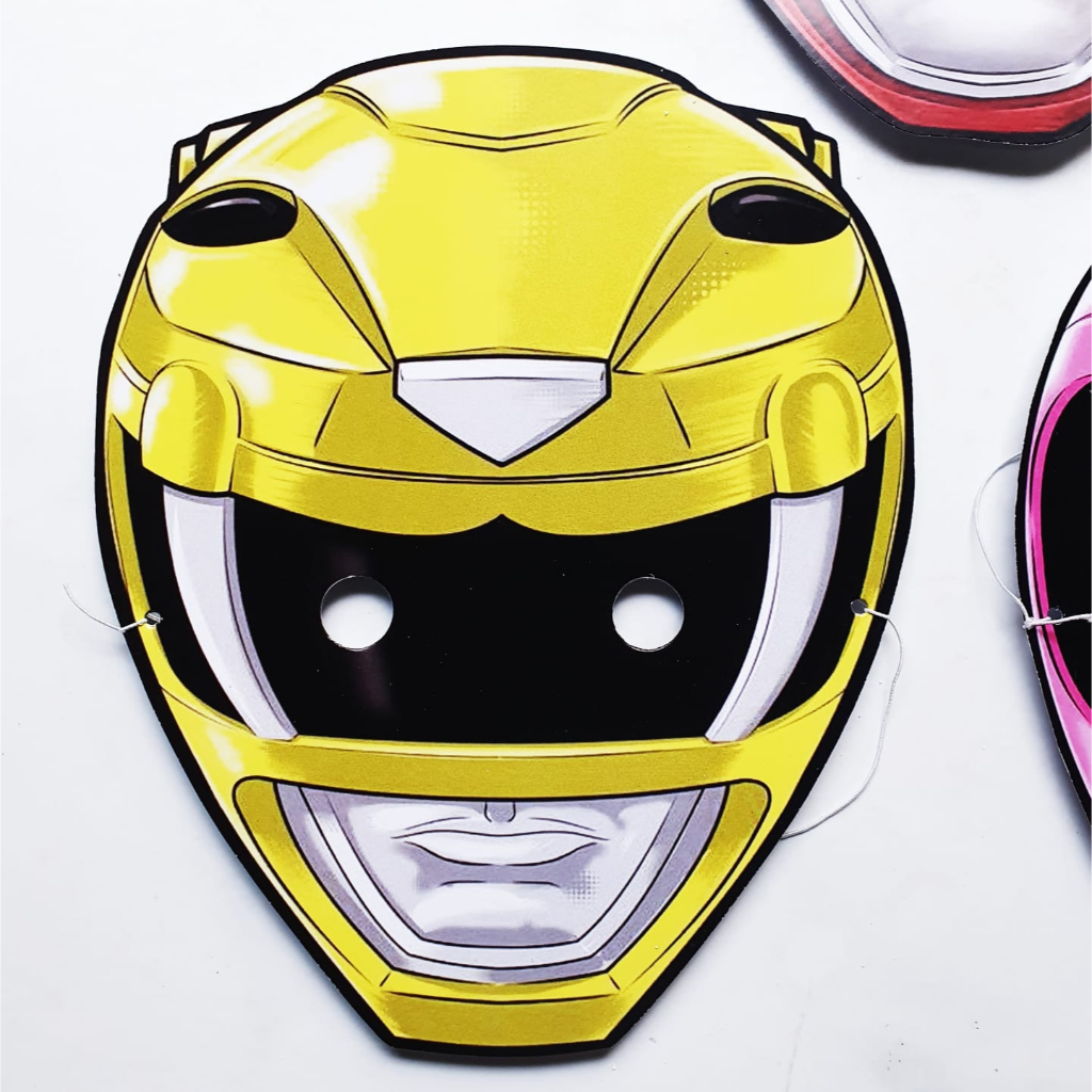 Power Rangers Mask Paper Mask Party Mask Birthday | Shopee Thailand