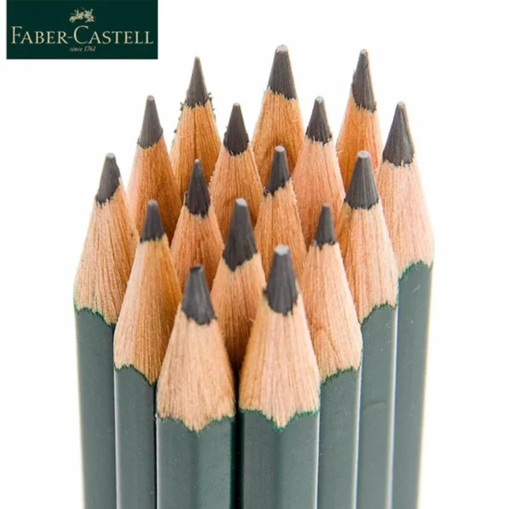 faber-castell-9000-ดินสอกราไฟท์-6h-8b