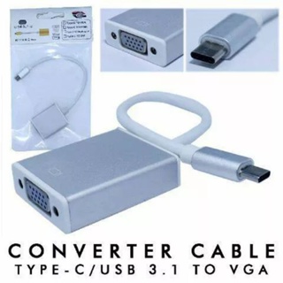 อะแดปเตอร์แปลงสายเคเบิ้ล Type C เป็น HDMI Type C เป็น VGA USB