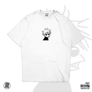 เสื้อยืด พิมพ์ลายอนิเมะ Meme Gojo Satoru Jujutsu Kaisen Angry Kaos สไตล์ญี่ปุ่น