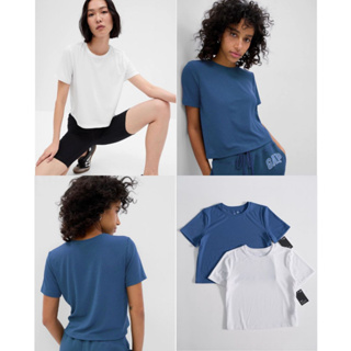 Gp Dry Fit Ribbed Cool Dry Shirt - Tops Kaos Favorite Women - Original Branded เสื้อเชิ้ต แขนสั้น คอกลม ทรงหลวม สําหรับผู้หญิง