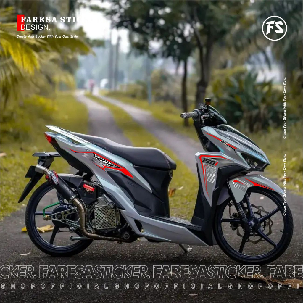 F16 แถบ HONDA VARIO 150 | สติกเกอร์ สําหรับ HONDA VARIO 150 |สติกเกอร์ ...