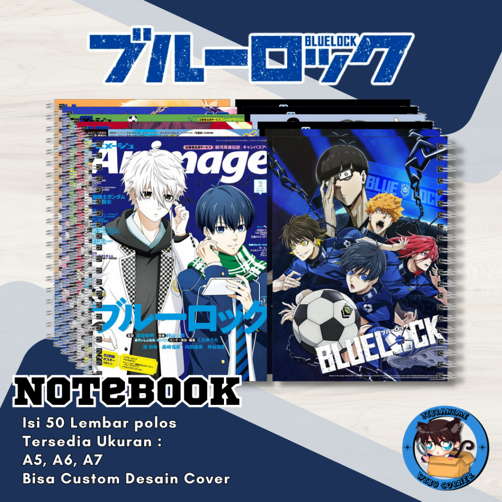 Note book blue lock/notebook blue lock/notebook blue lock (1 ) | Shopee ...