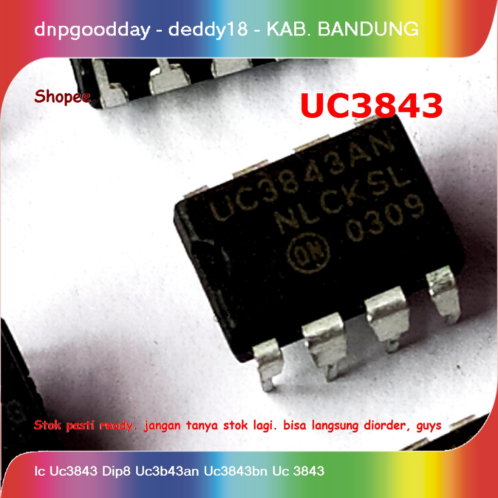 Circuito Integrato UC3843BN - Stabilizzatore Di Tensione DIP8 Per Applicazioni Elettroniche - Foto 4