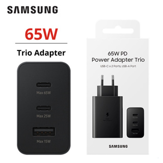 อะแดปเตอร์ชาร์จไฟ 65W PD สําหรับ Samsung Trio