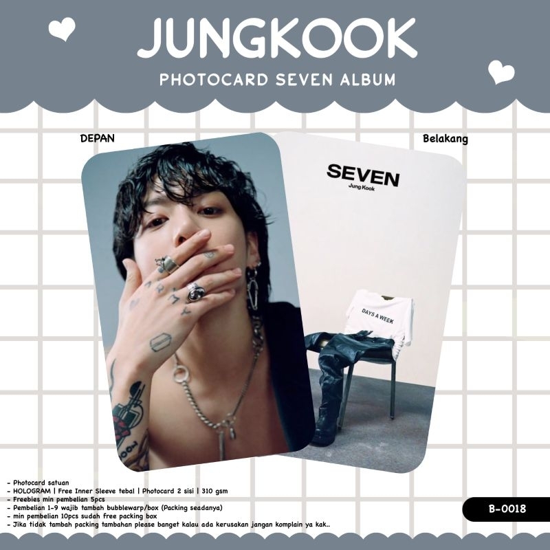 jungkook-seven-อัลบั้มรูป-เคลือบลามิเนต-2-ด้าน