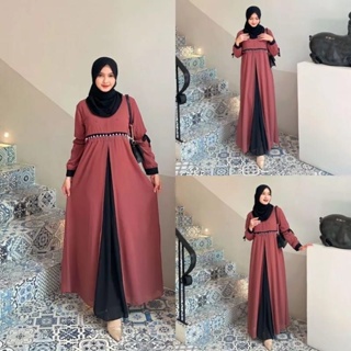 Gamis Tille DRESS MUSLIM ชุดเดรส ประดับเลื่อมมุก หรูหรา สําหรับผู้หญิง 2023 SAGE