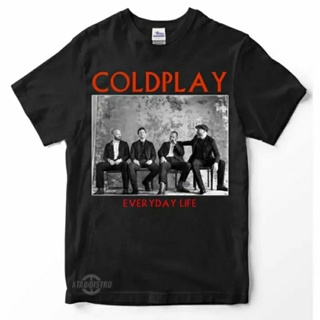 เสื้อยืด พิมพ์ลาย Coldplay EVERYDAY LIFE X Personnel BAND